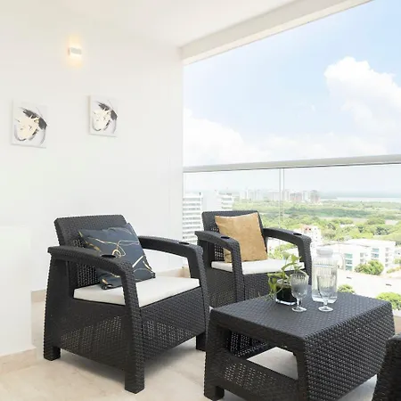 Apartamento Moderna Con Wifi Rapido, Balcon Y Vista Cb1432